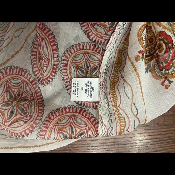 Honey Punch Sheer Blouse Size XS - Picture 4 of 4